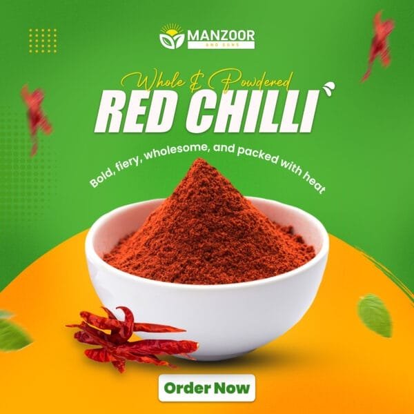 Red Chili Powder (Laal Mirch) in Pakistan | Pure Color & Heat | Manzoor And Sons