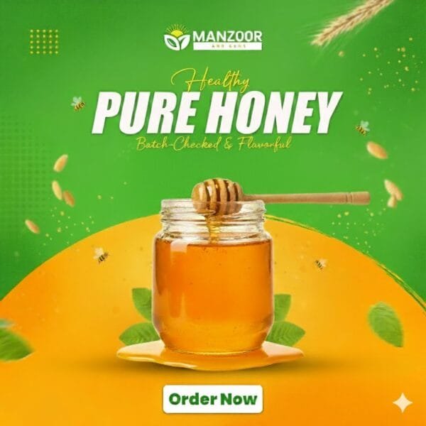 Pure Honey – Batch-Checked & Flavorful | Manzoor And Sons